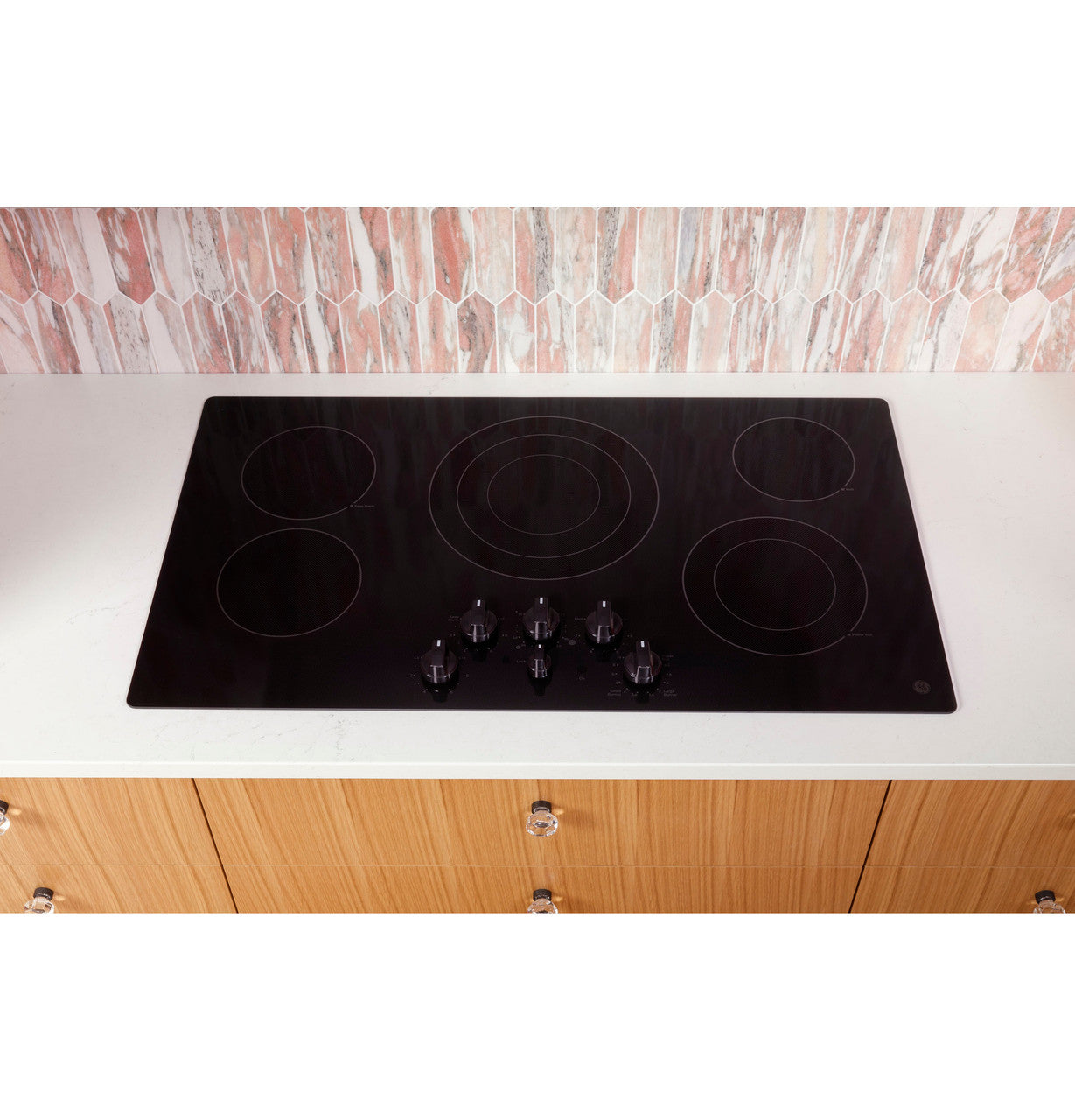 GE JEP5036DTBB 36" Built-In Electric Cooktop – Black