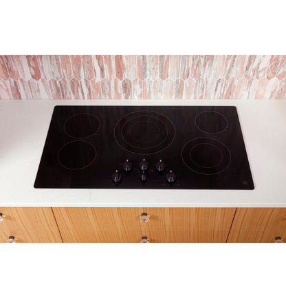 GE JEP5036DTBB 36" Built-In Electric Cooktop – Black