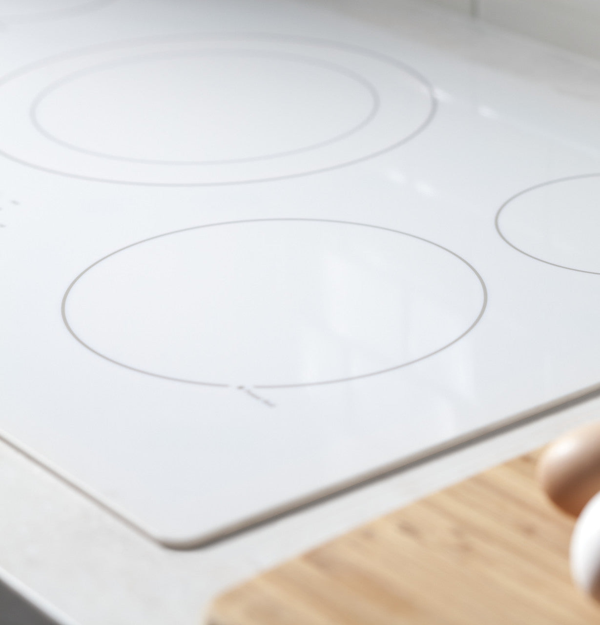 GE JP3036TLWW 36" Built-In Electric Cooktop – White