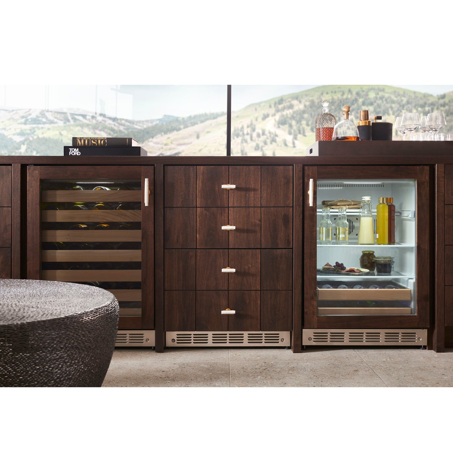 Monogram ZIDI240HII 24" Panel-Ready Built-In Double-Drawer Refrigerator