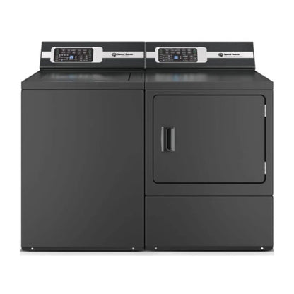 Speed Queen TR7006BN & DR7004BE Matte Black Laundry Pair