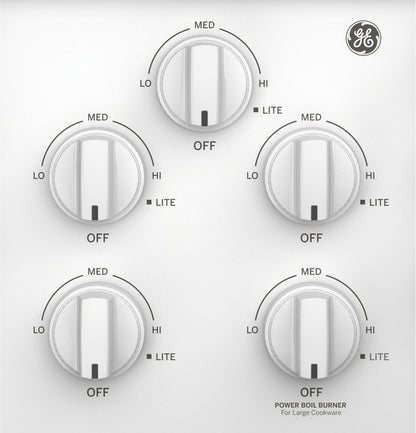 GE JGP3036DLWW 36" Built-In Gas Cooktop – White