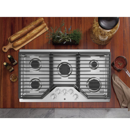 GE JGP5036SLSS 36" Built-In Gas Cooktop – Stainless Steel