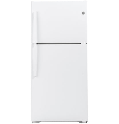 GE GTE19JTNRWW 30" ENERGY STAR® Top-Freezer Refrigerator – 19.2 Cu. Ft. – White
