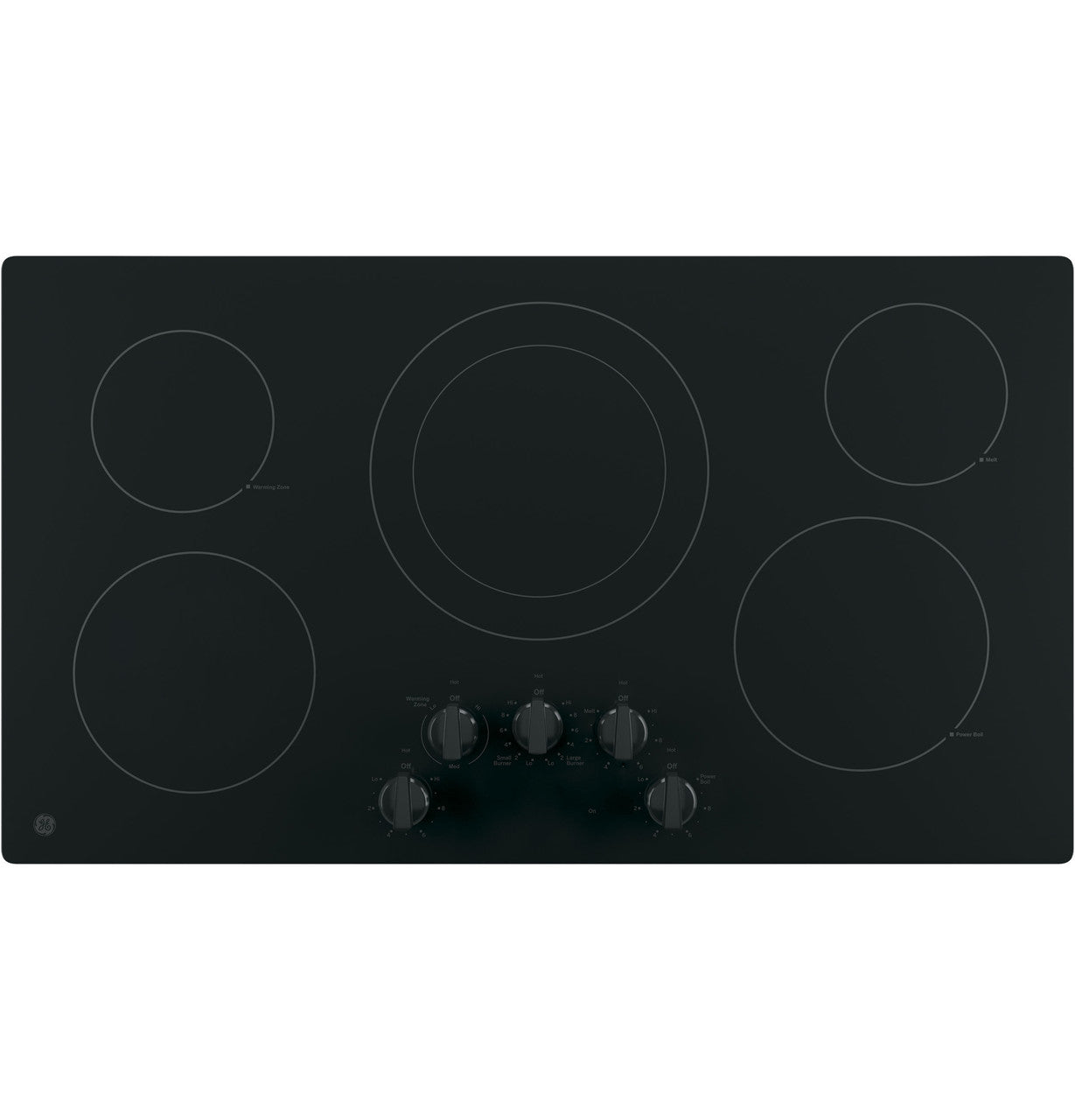 GE JP3036DLBB 36" Built-In Electric Cooktop – Black