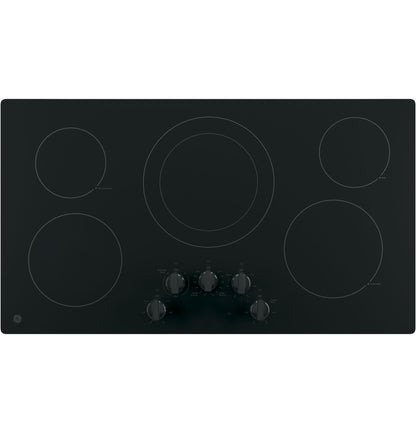GE JP3036DLBB 36" Built-In Electric Cooktop – Black