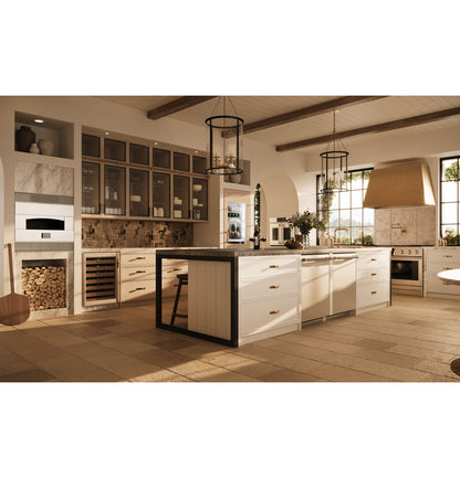 Monogram ZVC48DTB1 48" Custom Brass Wall Hood - Brass