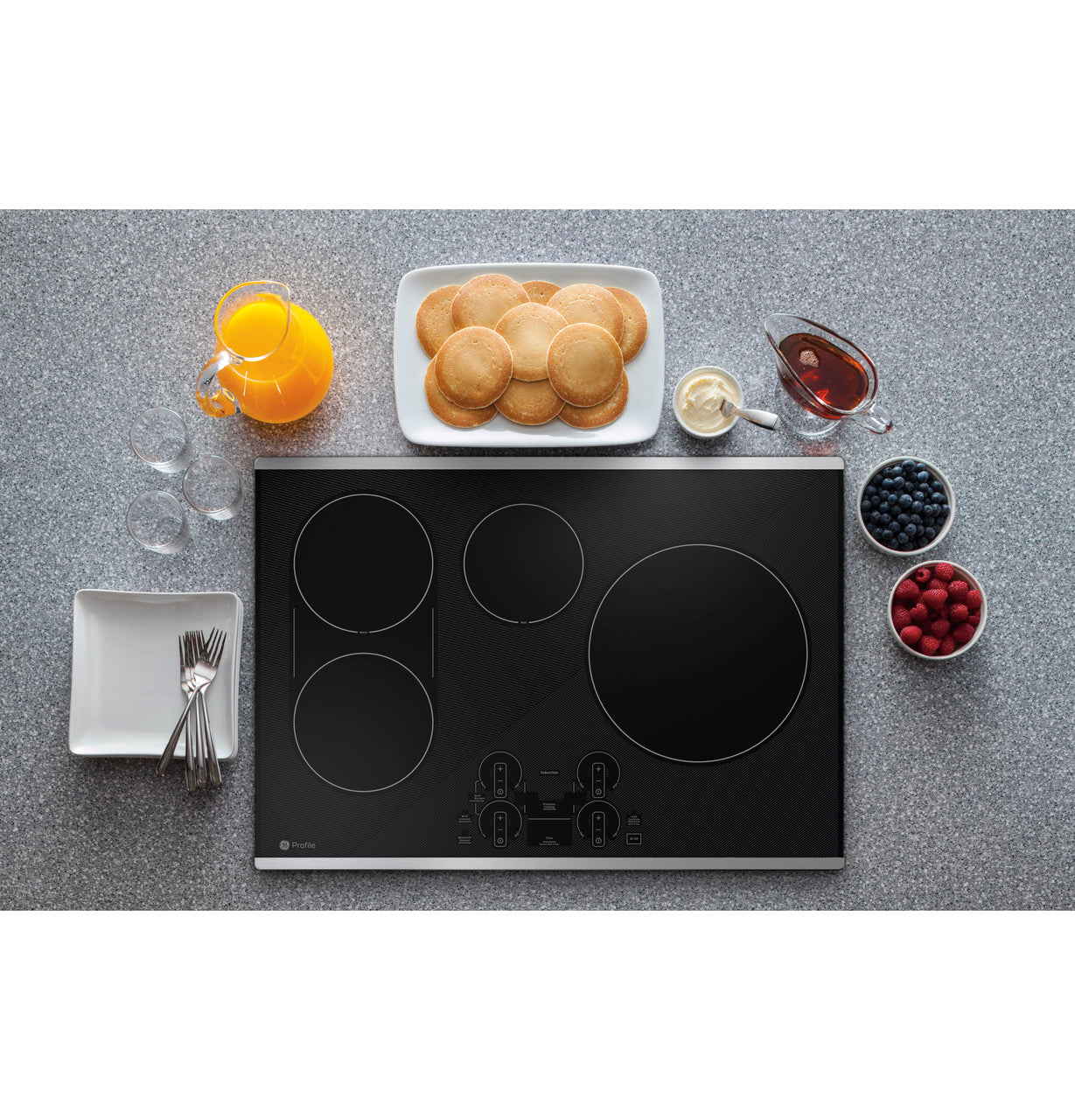 GE Profile PHP9030STSS 30-inch Smart Built-In Induction Cooktop
