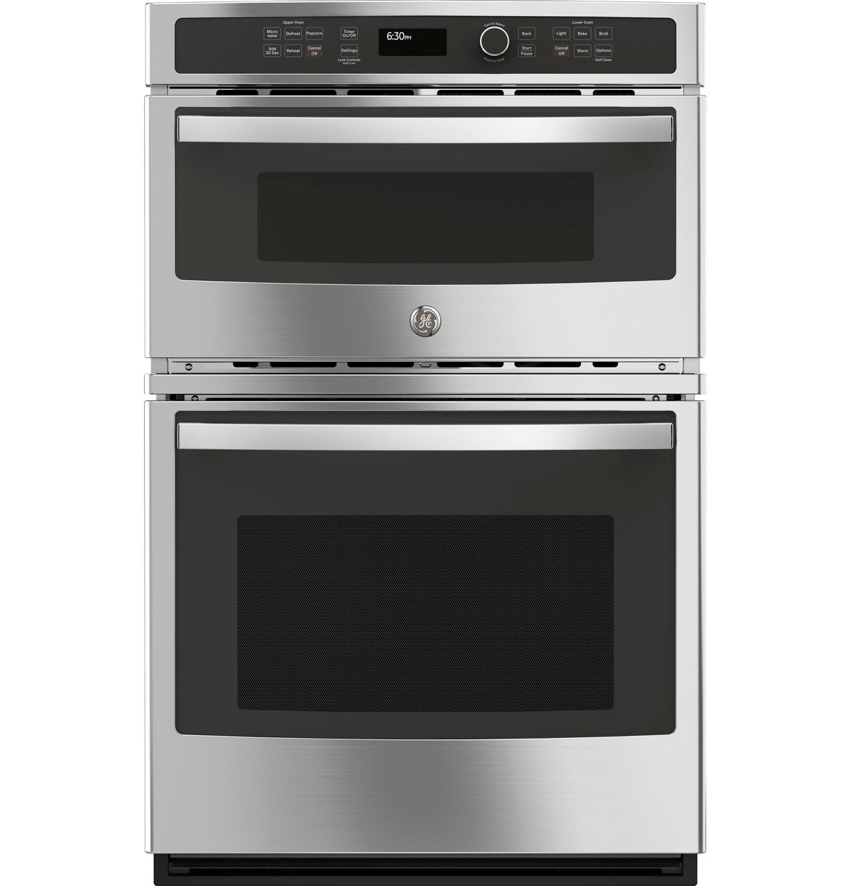 GE JK3800SHSS 27" Built-In Combination Microwave Wall Oven – Stainless Steel