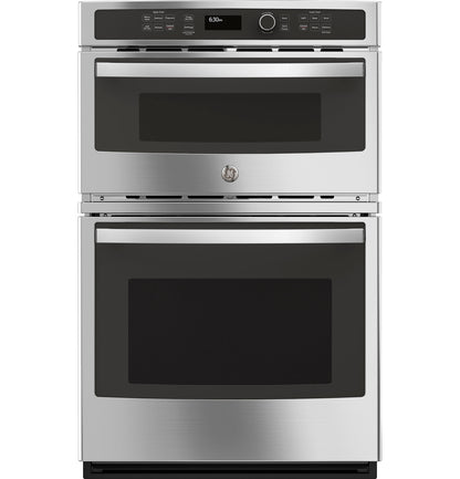 GE JK3800SHSS 27" Built-In Combination Microwave Wall Oven – Stainless Steel