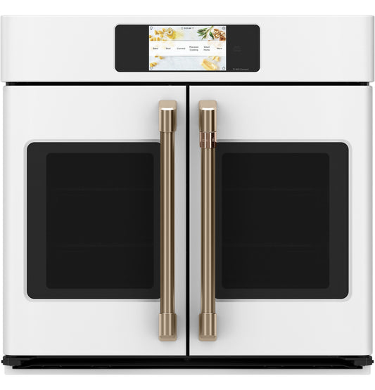 Cafe CTS90FP4NW2 30" Smart Built-In Convection French-Door Wall Oven