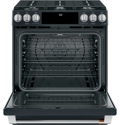 Cafe CGS700P3MD1 30" Smart Slide-In Gas Range with Convection Oven