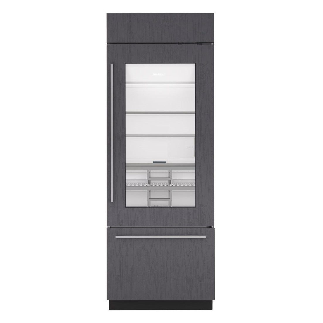 CL3050UG/O – 30" Classic Over-and-Under Refrigerator/Freezer with Glass Door - Panel Ready