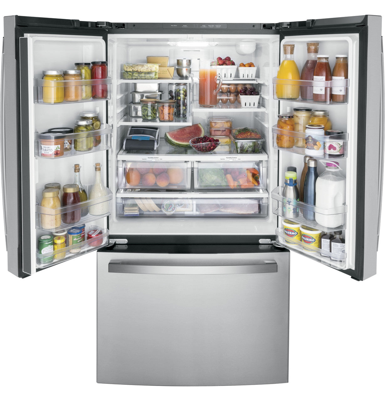 GE GWE22JYMFS 36" ENERGY STAR® Counter-Depth French Door Refrigerator – 21.9 Cu. Ft. – Fingerprint Resistant Stainless Steel