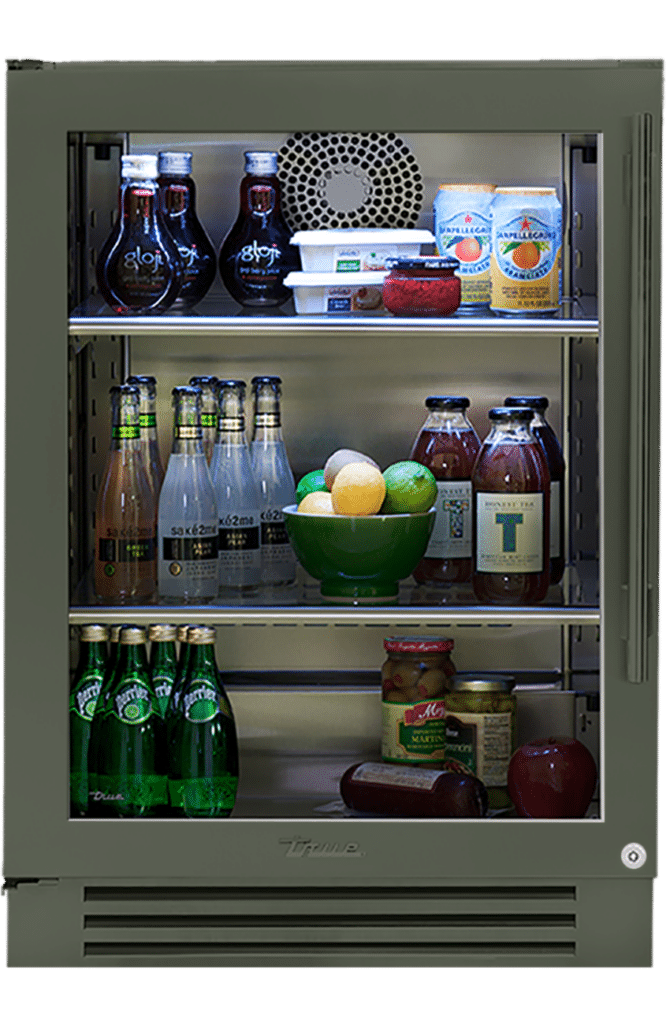 True TUR-24-R-SG-C 24" Outdoor Undercounter Refrigerator – Stainless Steel Glass