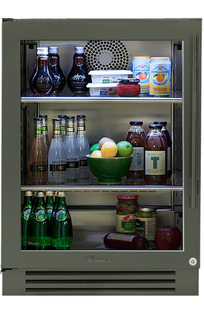 True TUR-24-R-SG-C 24" Outdoor Undercounter Refrigerator – Stainless Steel Glass