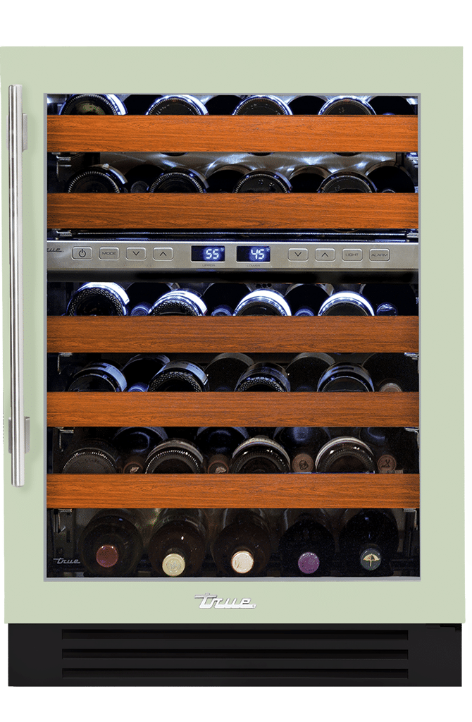 True TWC-24DZ-R-SG-C 24" Dual Zone Wine Cabinet – Stainless Steel Glass