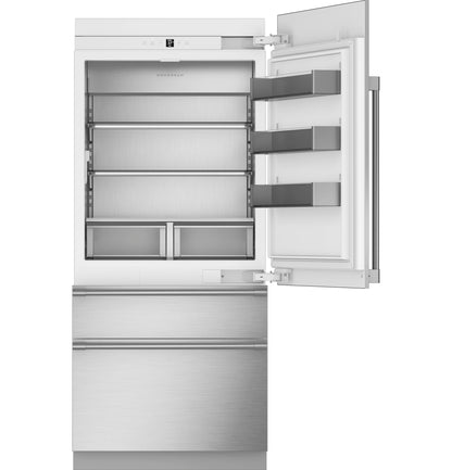 Monogram 36" Panel-Ready Integrated Bottom-Freezer Refrigerator - Right Hinge