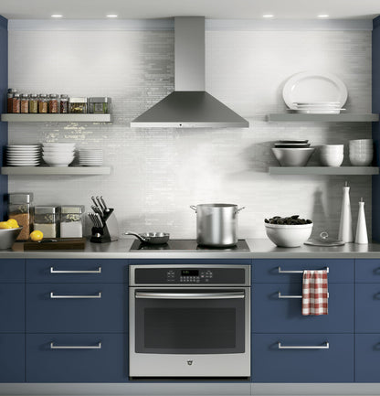 GE JVW5301SJSS 30" Wall-Mount Pyramid Chimney Hood – Stainless Steel