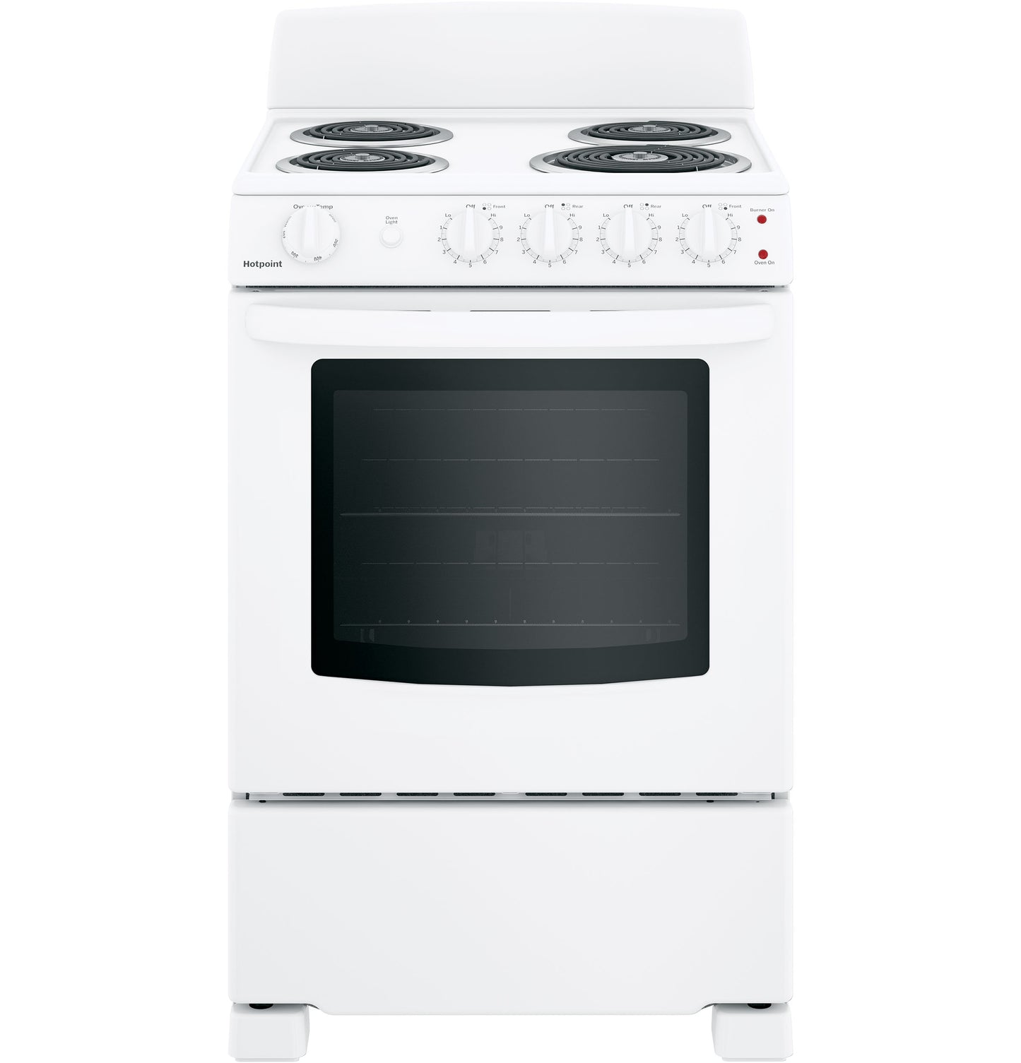 Hotpoint 24" Free-Standing Electric Range – RAS240DMWW