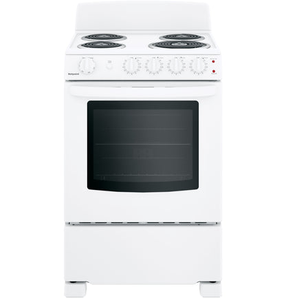 Hotpoint 24" Free-Standing Electric Range – RAS240DMWW