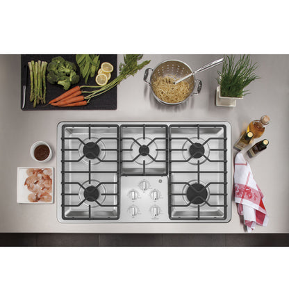 GE JGP3036SLSS 36" Built-In Gas Cooktop – Stainless Steel