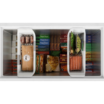 GE FCM11SRWW 10.7 Cu. Ft. Manual Defrost Chest Freezer – White