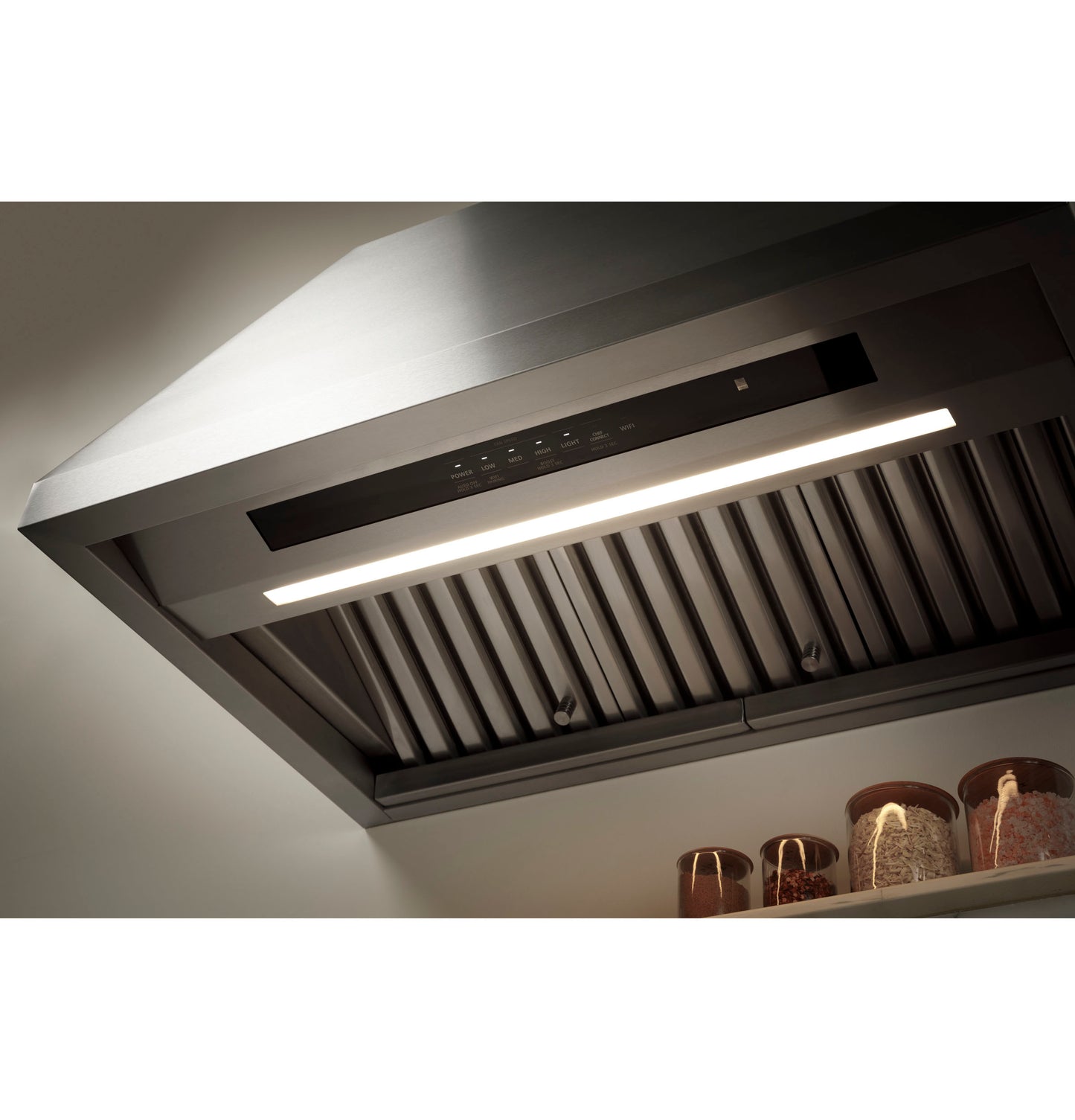Monogram ZVW1480SPSS 48" Wall Mount Range Hood with Smart Controls & High CFM - Stainless Steel