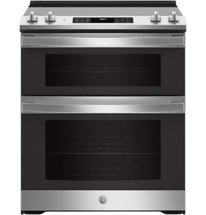 GE JSS86SPSS 30" Slide-In Electric Double Oven Convection Range – Stainless Steel