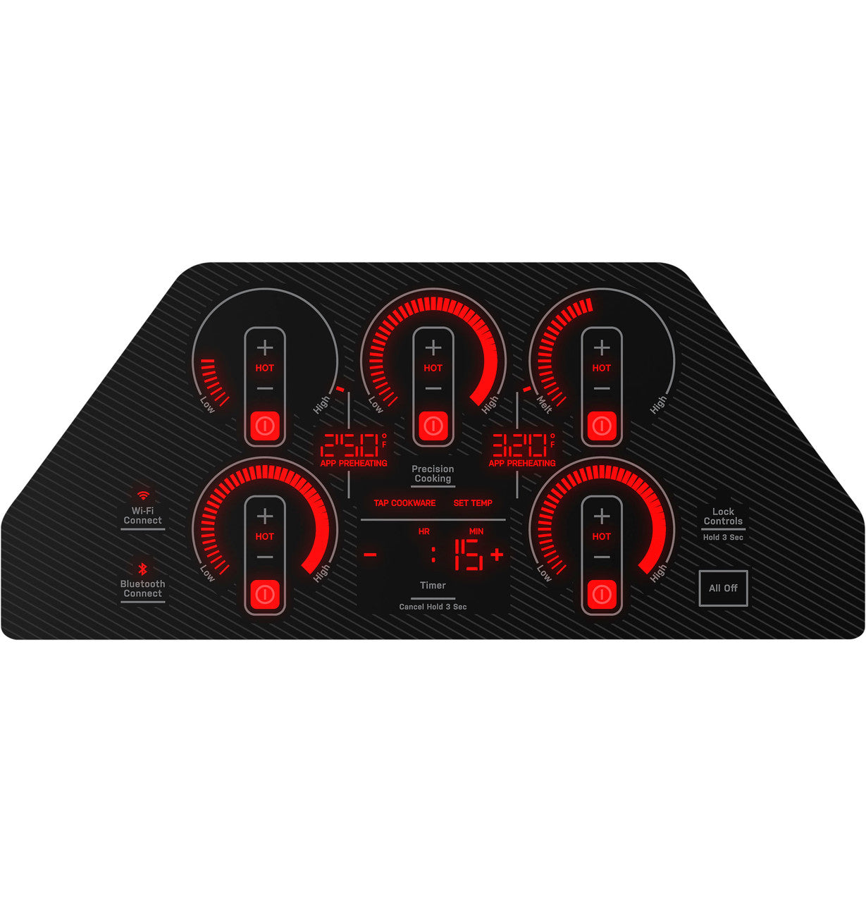 GE Profile PHP7036DTBB 36-inch Built-In Touch Control Induction Cooktop