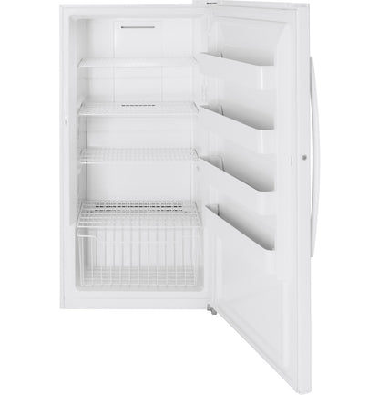 GE FUF17SMRWW 17.3 Cu. Ft. Frost-Free Upright Freezer, Garage Ready – White