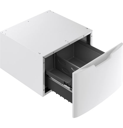 GE GFP1528SNWW Laundry Pedestal with Storage Drawer – White