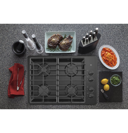 GE JGP3030DLBB 30" Built-In Gas Cooktop – Black