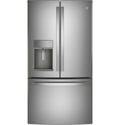 GE Profile PFD28KYNFS 36" 27.8 Cu. Ft. French Door Refrigerator with Hands-Free AutoFill
