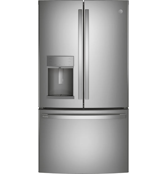 GE Profile PFD28KYNFS 36" 27.8 Cu. Ft. French Door Refrigerator with Hands-Free AutoFill