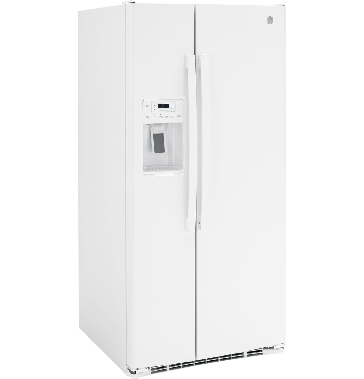 GE GSS23GGPWW 33" Side-by-Side Refrigerator with External Dispenser - White