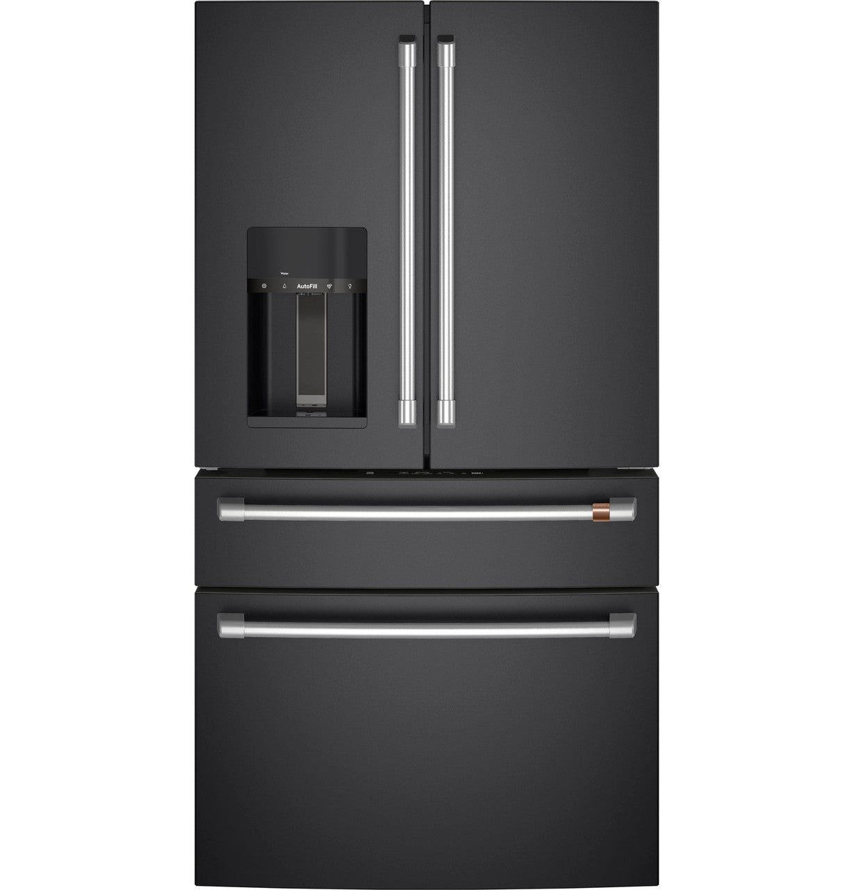 Café CXE22DP3PD1 22.3 Cu. Ft. Smart Counter-Depth 4-Door French Door Refrigerator