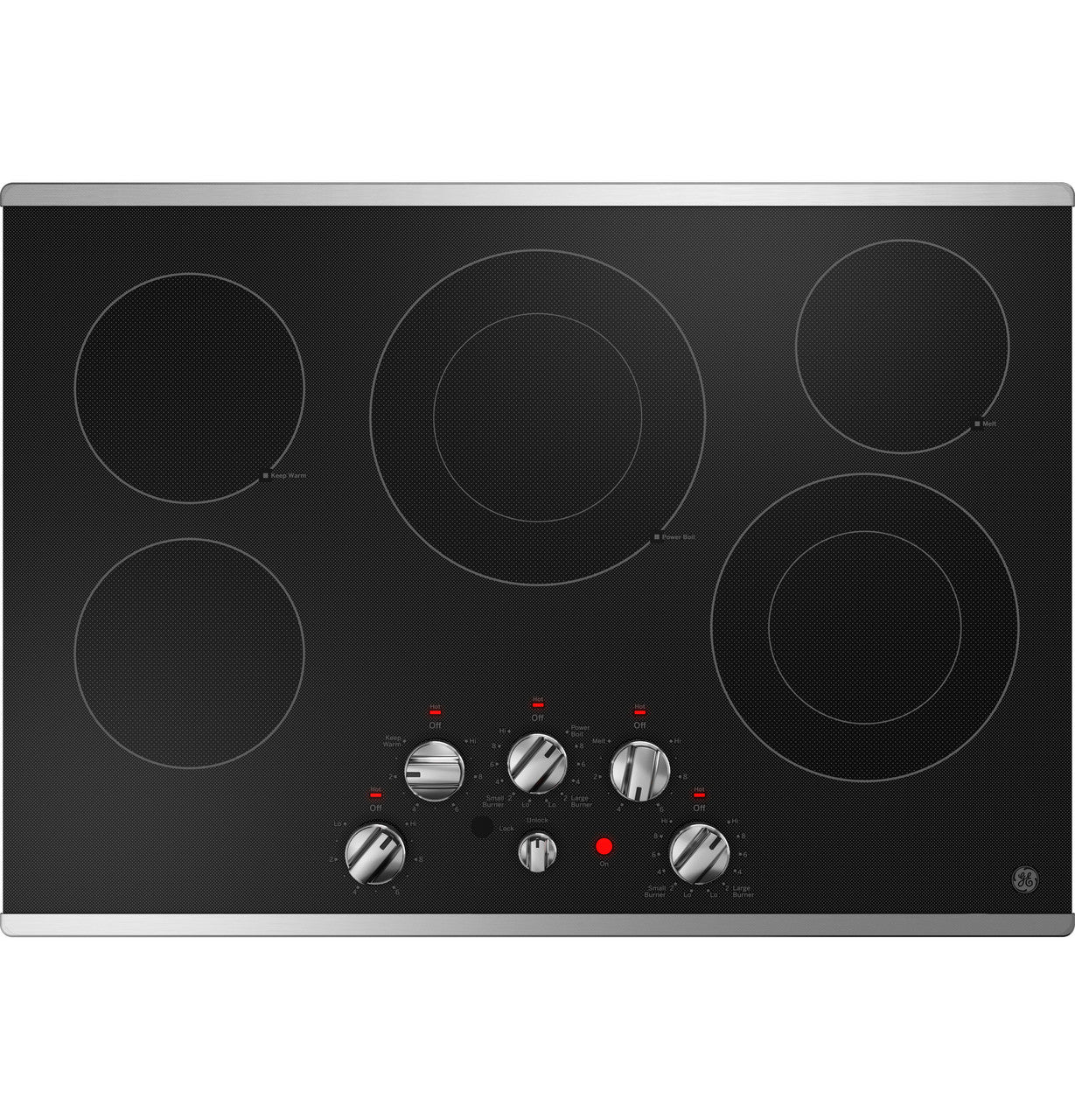 GE JEP5030STSS 30" Built-In Electric Cooktop – Stainless Steel