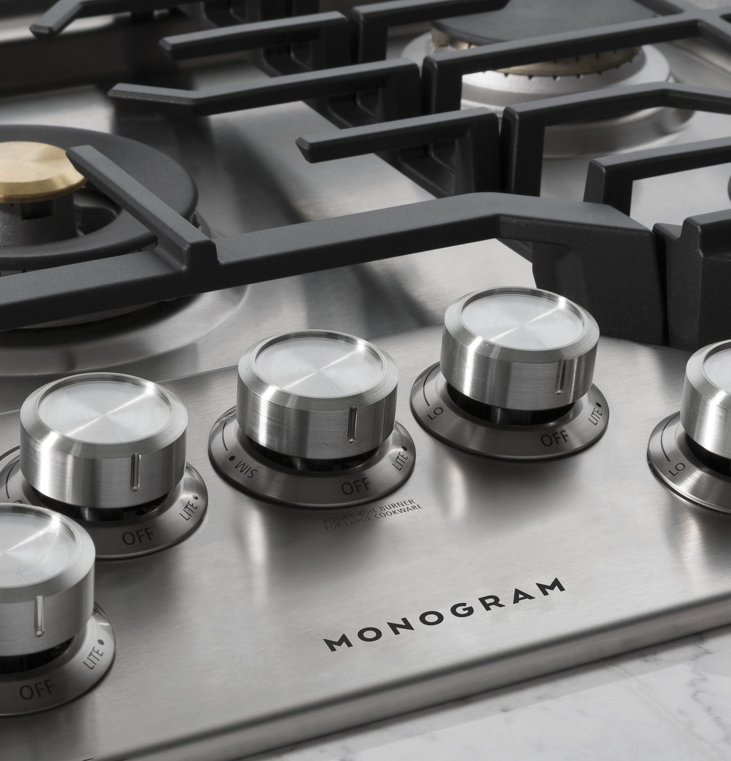 Monogram ZGU30RSLSS 30" Gas Cooktop with 5 Burners & Tri-Ring Burner - Stainless Steel