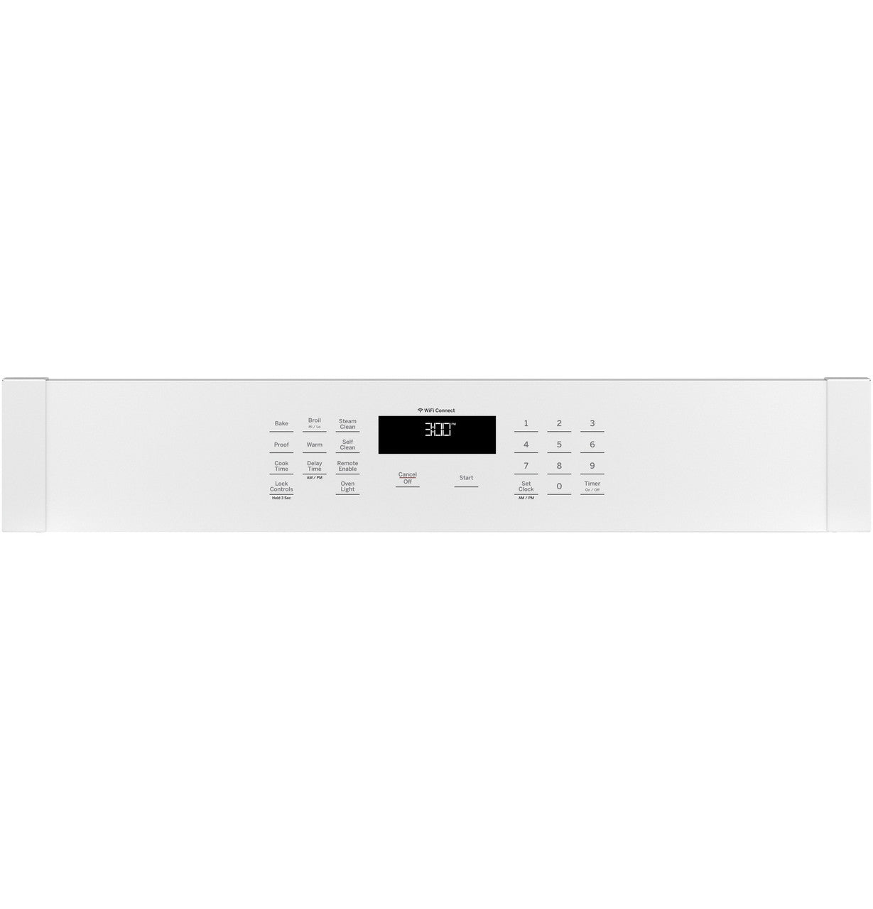 GE® 30" Smart Built-In Self-Clean Single Wall Oven - White