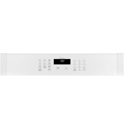 GE® 30" Smart Built-In Self-Clean Single Wall Oven - White