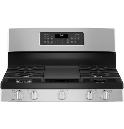 GE JGBS86SPSS 30" Free-Standing Gas Double Oven Convection Range – Stainless Steel