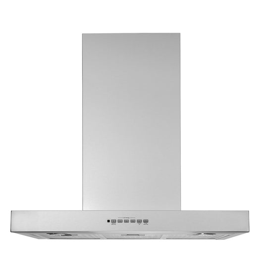 GE UVW8301SLSS 30" Designer Wall-Mount Hood with Dimmable LED Lighting – Stainless Steel