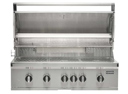 Coyote C3SL42 42" SL-Series Built-In Gas Grill with Sear Zone & Rotisserie – Stainless Steel