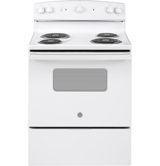 GE® ENERGY STAR® JBS160DMWW 30" Electric Freestanding Range