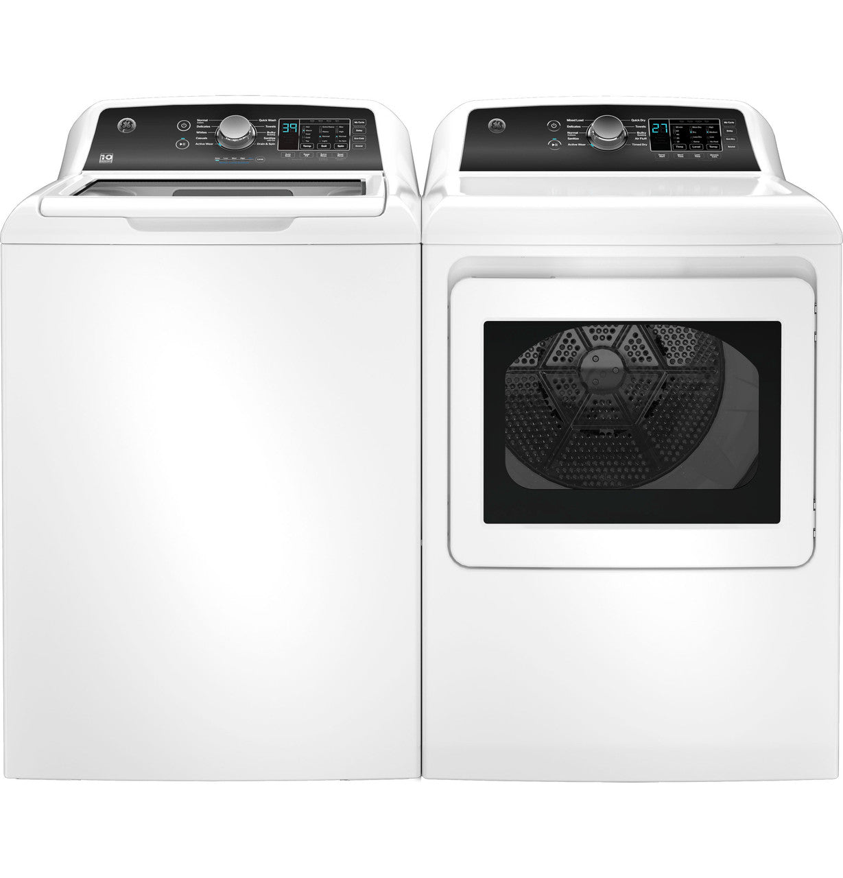 GE GTD58EBSVWS 7.4 cu. ft. Electric Dryer with Sensor Dry