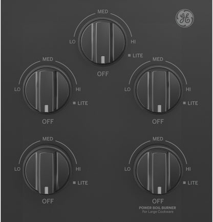 GE JGP3036DLBB 36" Built-In Gas Cooktop – Black