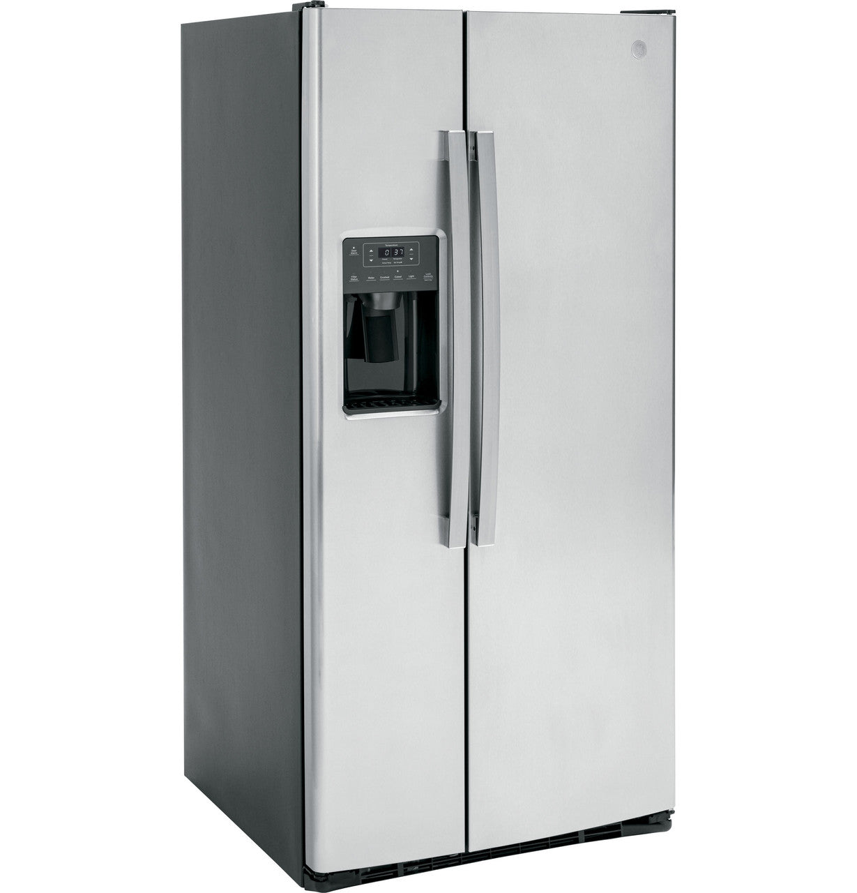GE GSS23GYPFS 33" Side-by-Side Refrigerator with External Dispenser - Stainless Steel
