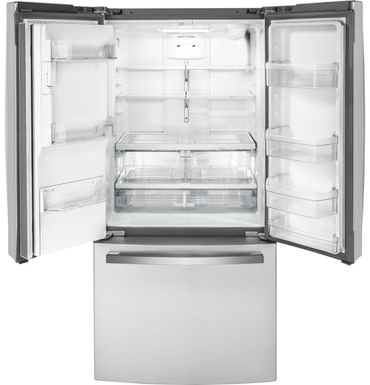 GE GYE18JYLFS 33" Counter-Depth French Door Refrigerator – Stainless Steel ENERGY STAR®