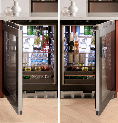 Café CCR06BM2PS5 24″ Built-In Smart Beverage Center in Platinum Glass